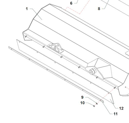 RUBBER FLAP, ZME 155