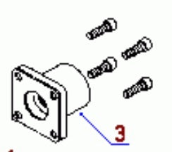 SPOOL ATTACHMENT, WITH BOLTS