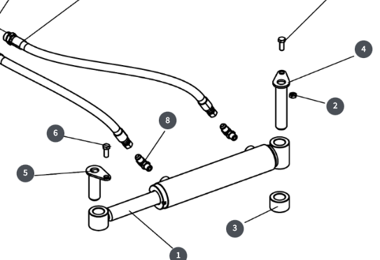 P257601, cylinder seal kit