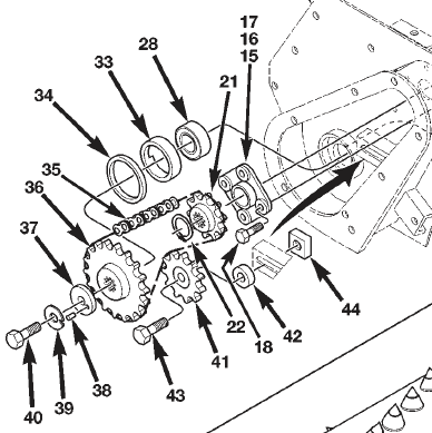 Preseeder drive assembly