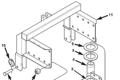 HITCH, 3-POINT FRAME, PRESEEDER