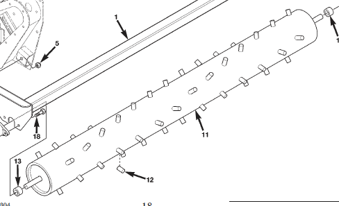 ROLLER, REAR, 805 PRESEEDER