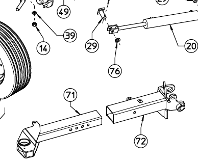 PIVOT ARM, RIGHT HAND, QR12, 230.811