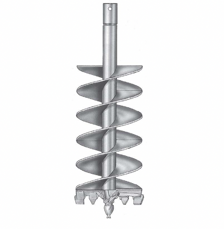 AUGER ASSEMBLY, DOUBLE-FLIGHT, 301, 601, 901