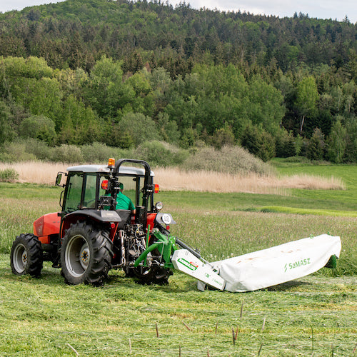 Samba Mower Raised & Turning