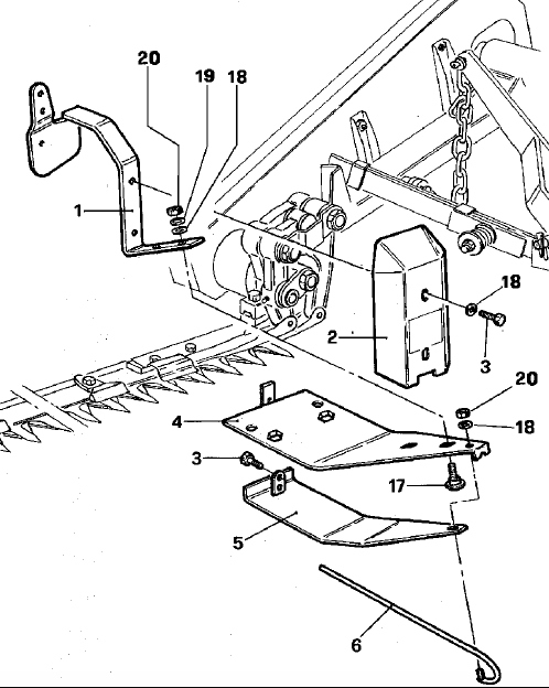 SKID PLATE, INNER 100.438