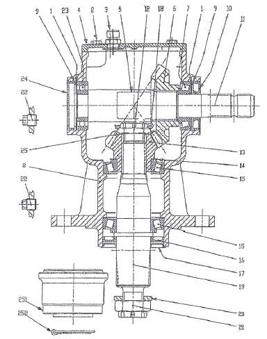 BEARING, INPUT SHAFT, SC-25 GEARBOX