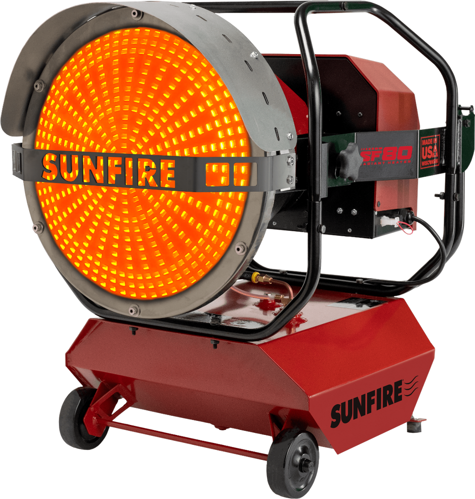 SUNFIRE RADIANT HEATER, 80,000 BTU