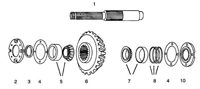 Brown input shaft assembly