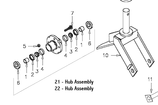 Tail wheel assembly