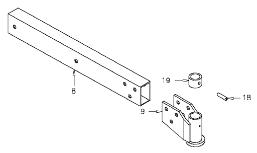 Tail wheel support