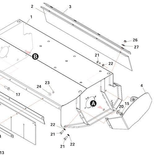 RUBBER FLAP, FLAIL HEAD