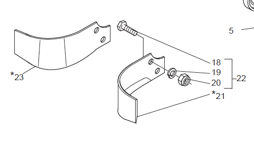 W blade parts diagram