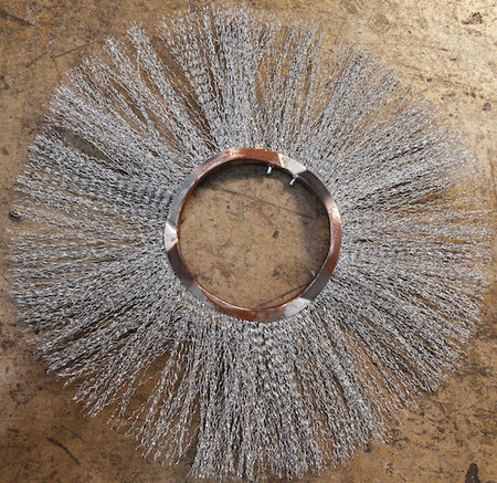 Individual wire brush section