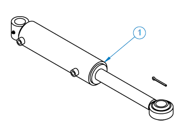 hydraulic angling cylinder