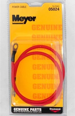 POWER CABLE, RED, MEYER 05024C