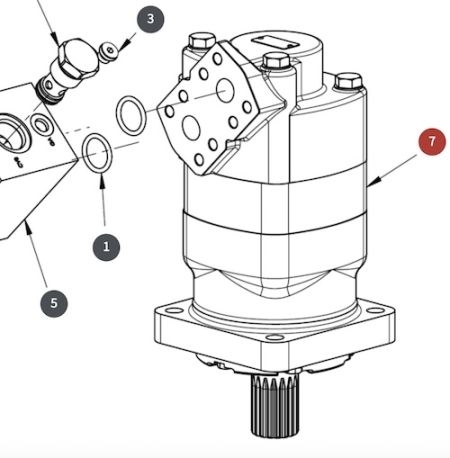 hydraulic motor assembly