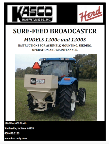 Herd 1200 Seeder Manual