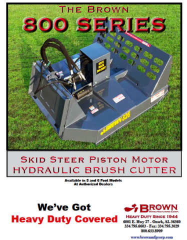 Brown 800 Series Brush Cutter Leaflet