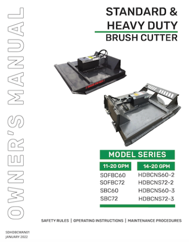 CID Standard & Heavy Duty Brush Cutter Manual