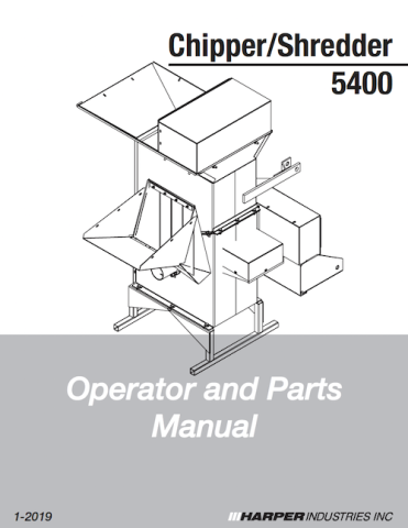 Harper CS5400 (PTO) Manual 2019