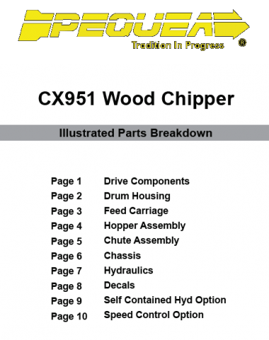 CX951 Chipper Leaflet