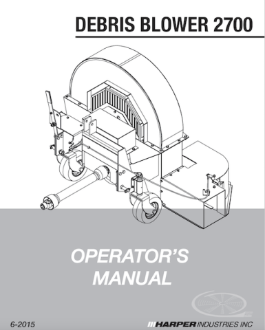 DB2700 Manual SN 15A01-17A99 (2016)