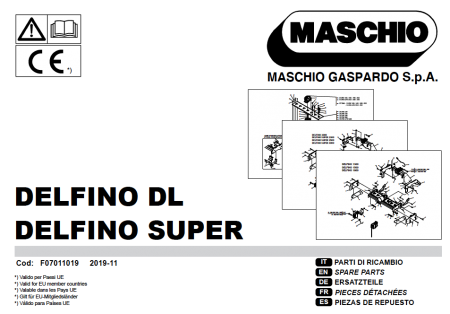 Delfino Parts Manual 2019-11 F07011019