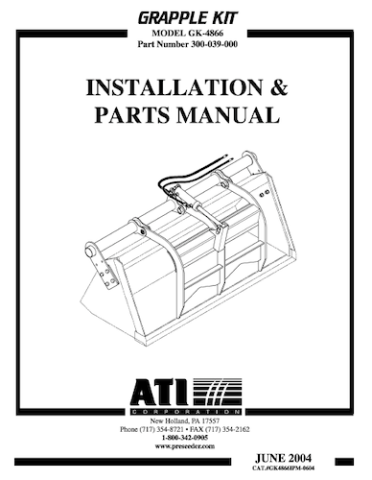 Grapple Kit GK-4866 Manual