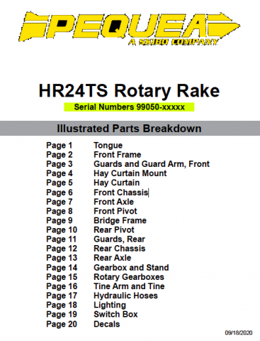 HR24TS Parts Manual (SN 99050+)