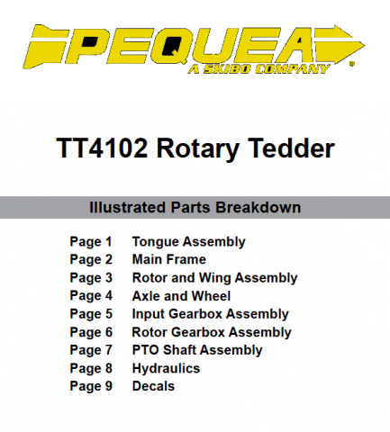 HT4102 Parts Manual