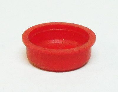 Red plastic plug