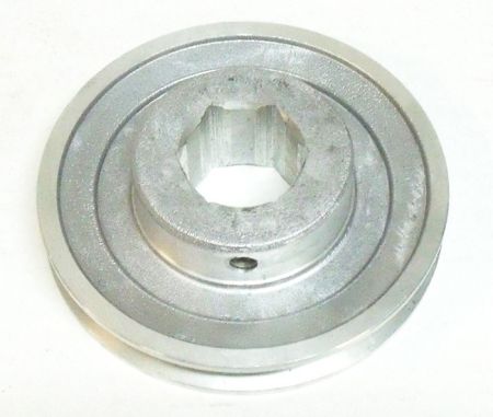 Hex bore puley