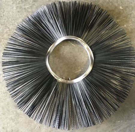 Poly wire brush section