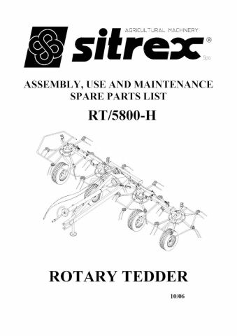 RT5800 Parts Manual Only 2006