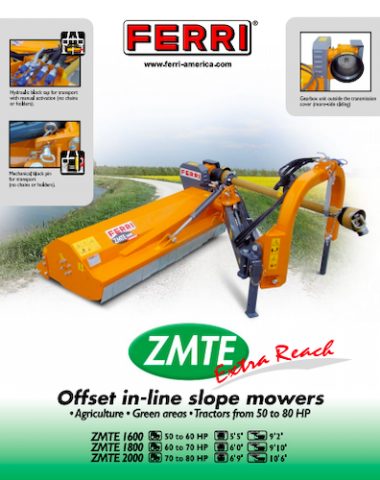 Ferri ZMTE Slope Mower Leaflet