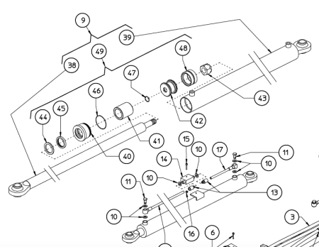 GASKET WRM 177208 (D.45) 610.600