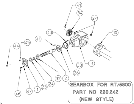 Gearbox assembly