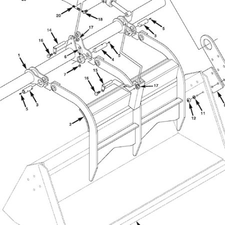 GRAPPLE HOOK ASSEMBLY GK-4866 (ATI)