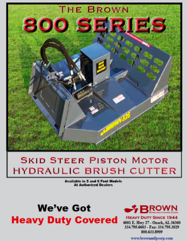 Brown 800 Series Brush Cutter Leaflet