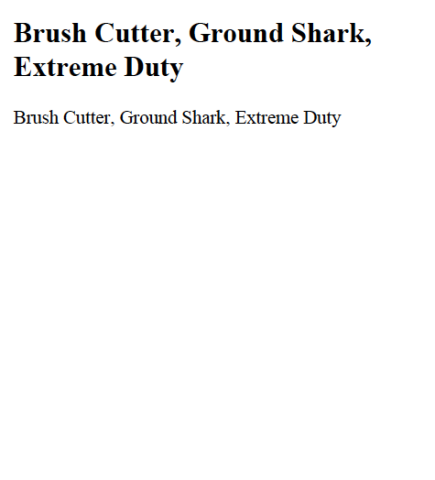 Bradco Ground Shark Extreme Duty Manual