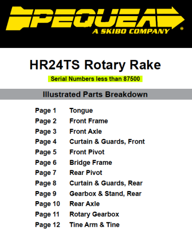 HR24TS Parts Manual (SN -87500)