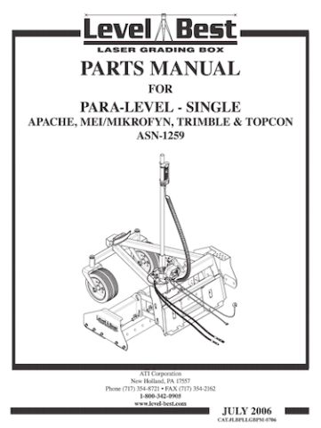 Para-Level Single (General) 2006-07