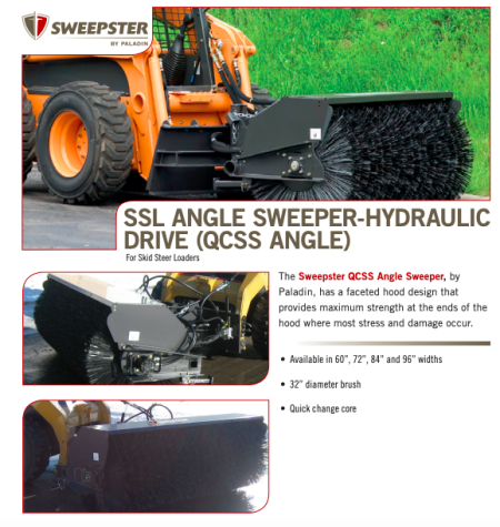 Sweepster QCSS Angle Broom Leaflet