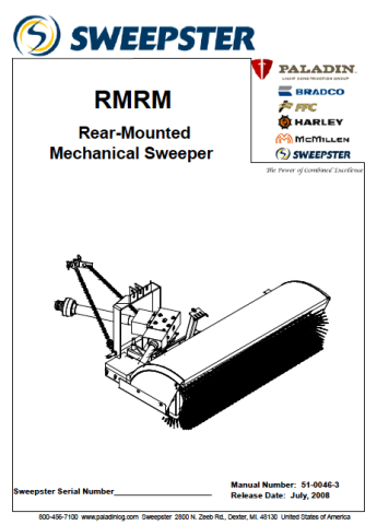 RMRM Broom Manual 51-0046-3