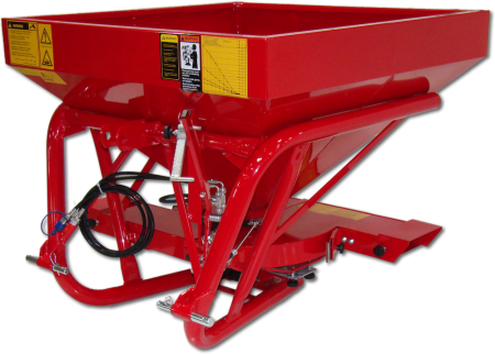 side shot fertilizer spreader