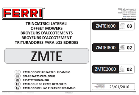 ZMTE Parts Manual 2016-01